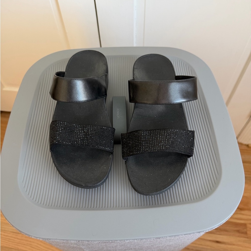 FitFlop Lulu Crystal Embellished Slides